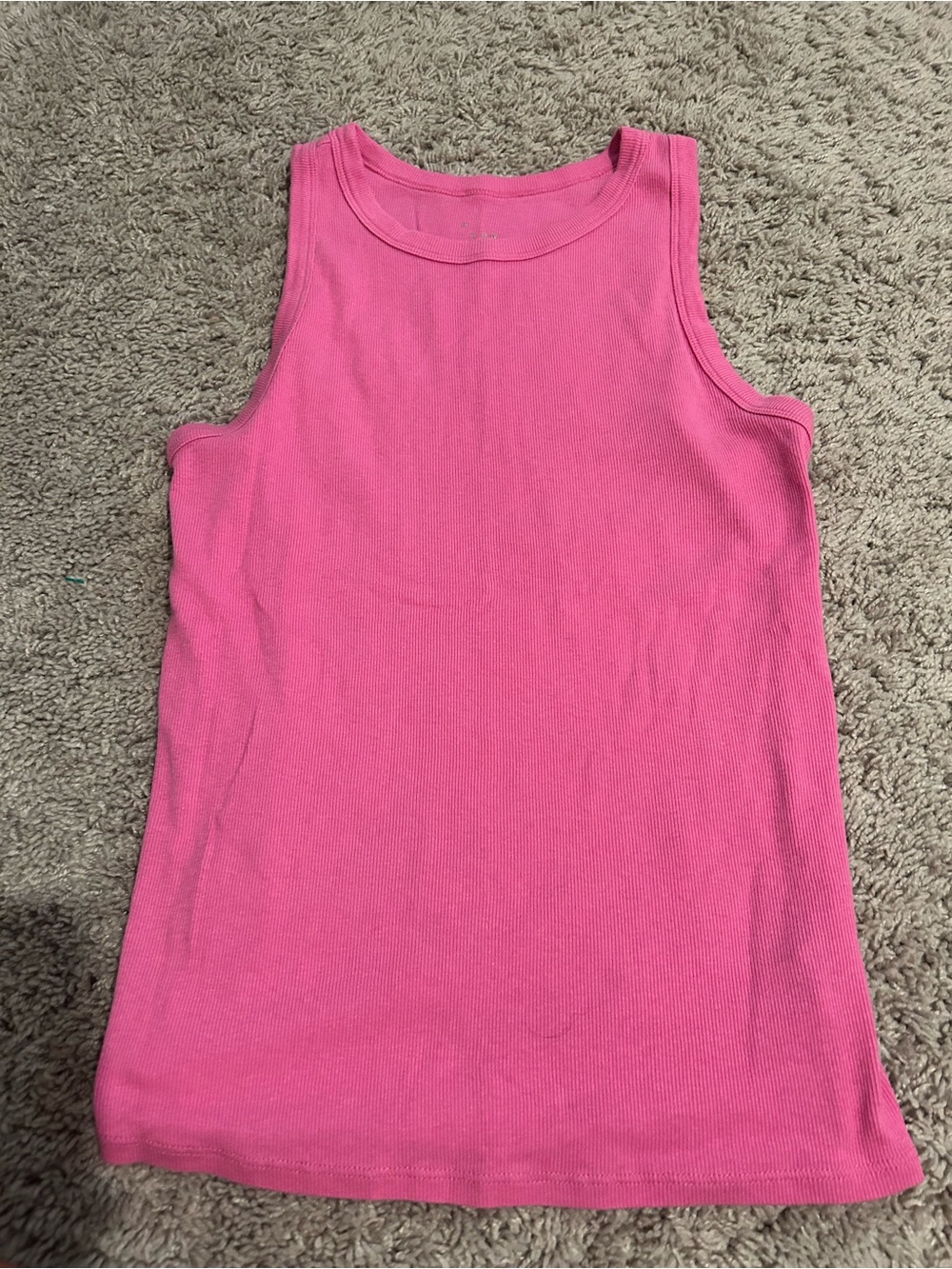 Target Pink Ribbed Tank Top